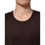 Dolce & Gabbana Brown Cotton Sleeveless Underwear Men Tank Top TSH91220-L