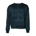 Dolce & Gabbana Dark Green Embossed Logo Pullover Sweater TSH90292-50