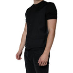 Dolce & Gabbana Black Wool Waistcoat Dress Formal Vest TSH87114-52