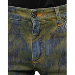 Dolce & Gabbana Blue Cotton Dye Slim Fit Men Denim Jeans PAN75606-48