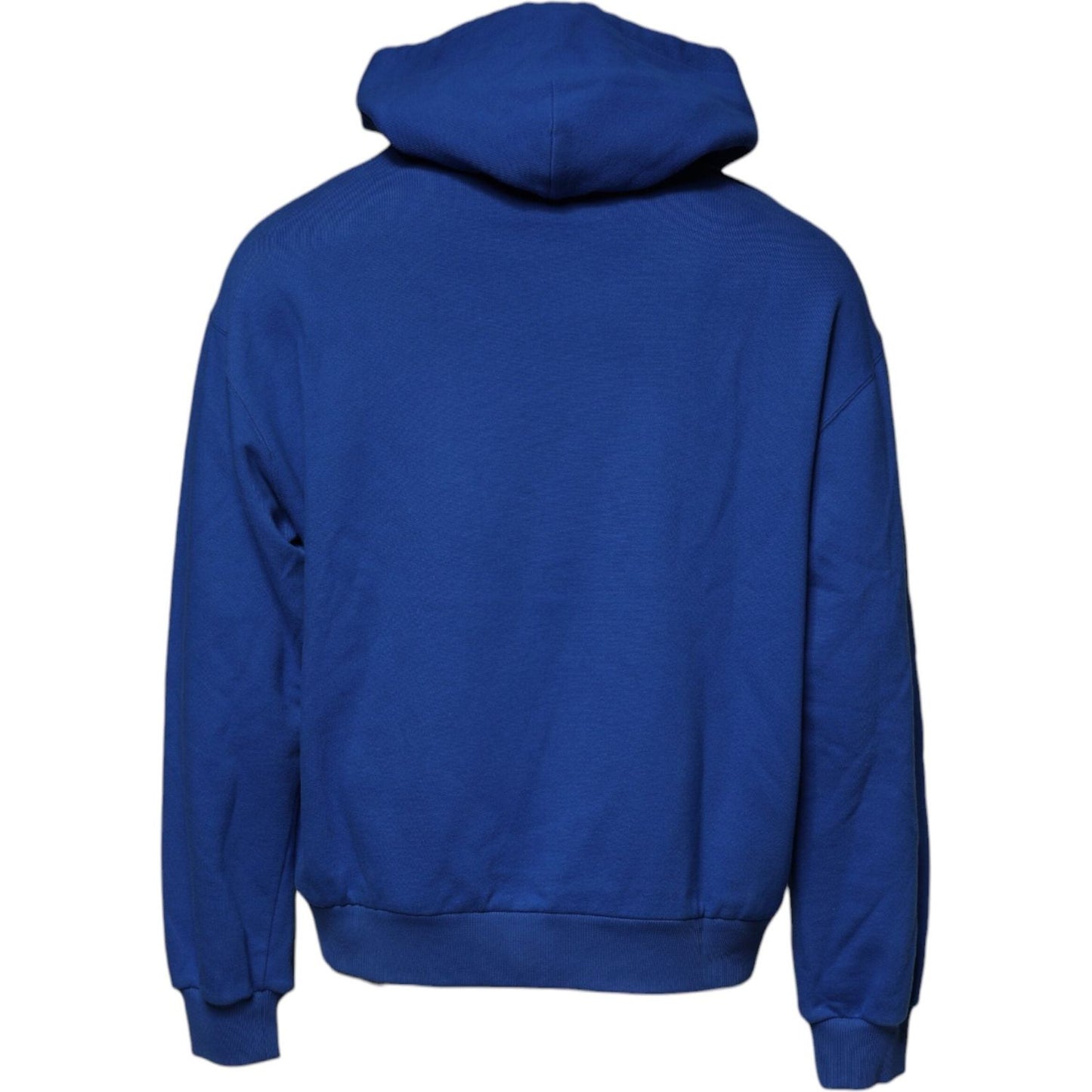Dolce & Gabbana Blue Logo Print Hooded Sweatshirt Sweater TSH87530-52