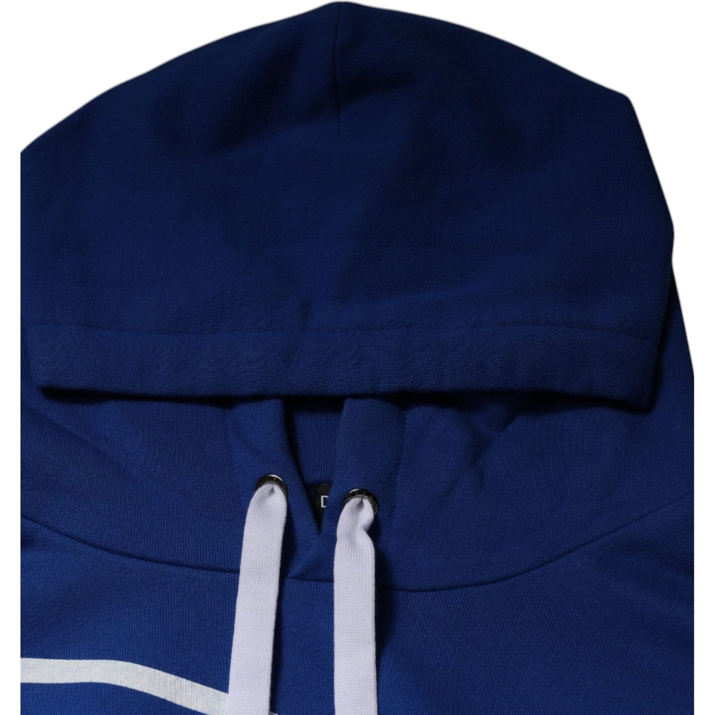 Dolce & Gabbana Blue Logo Print Hooded Sweatshirt Sweater TSH87530-52