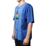 Dolce & Gabbana Blue Tie-Dye Peace Sign Cotton T-shirt TSH86635-52