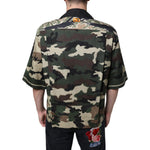 Dolce & Gabbana Multicolor Camouflage Button Down Men Casual Shirt TSH87098-40