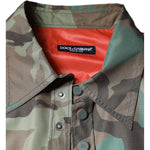Dolce & Gabbana Multicolor Camouflage Button Down Shirt TSH87100-43