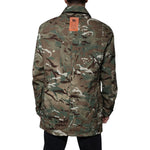 Dolce & Gabbana Multicolor Camouflage Collared Coat Jacket JKT41252-52