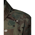Dolce & Gabbana Multicolor Camouflage Collared Coat Jacket JKT41252-52