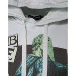 Dolce & Gabbana White Caesar Cotton Hooded Pullover Sweater TSH87226-54