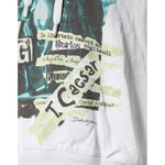 Dolce & Gabbana White Caesar Cotton Hooded Pullover Sweater TSH87226-54