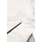 Dolce & Gabbana White Cotton Logo Plaque Slim Fit Denim Jeans PAN76405-48