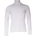 Dolce & Gabbana White Long Sleeve Turtleneck Men Pullover Sweater TSH87067-52