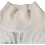 Dolce & Gabbana White Long Sleeve Turtleneck Men Pullover Sweater TSH87080-54