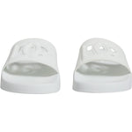 Dolce & Gabbana White Rubber Slides Sandals Beachwear Shoes LA11759-37