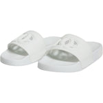 Dolce & Gabbana White Rubber Slides Sandals Beachwear Shoes LA11759-37