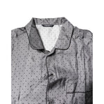 Dolce & Gabbana Gray Polka Dot Silk Long Sleeve Shirt TSH90179-42