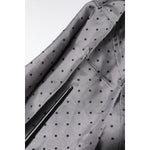 Dolce & Gabbana Gray Polka Dot Silk Long Sleeve Shirt TSH90179-42