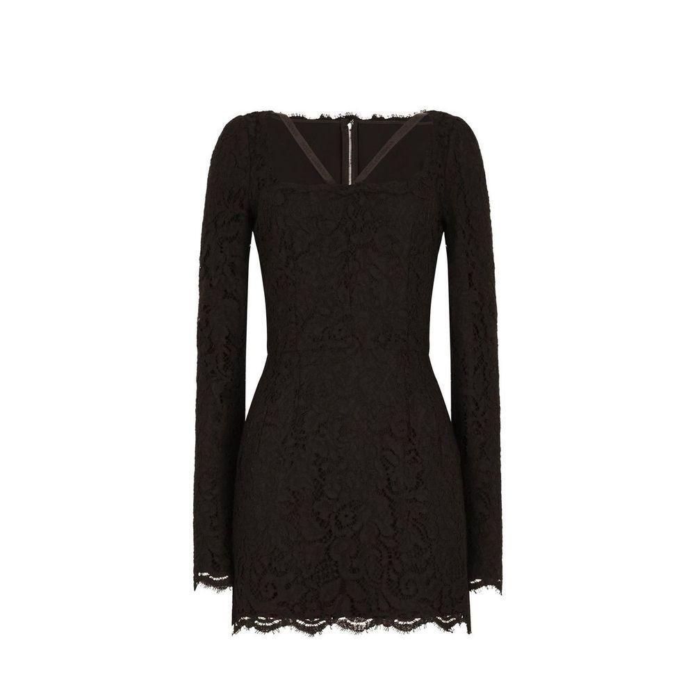 Dolce & Gabbana Lace Mini Dress DO-8736349487316-42