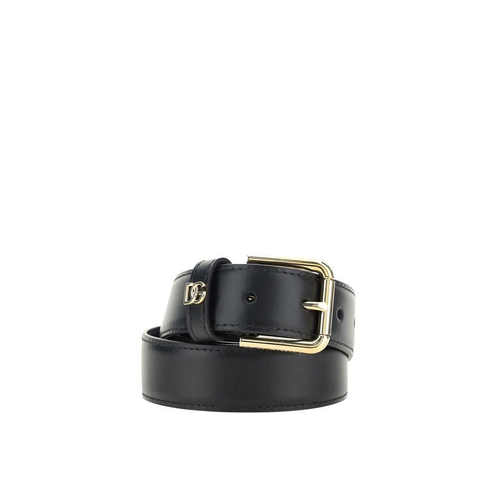 Dolce & Gabbana Leather Logo Belt DO-8735415926996-80 CM / 32 INCHES