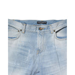 Dolce & Gabbana Light Blue Washed Straight Fit Denim Jeans PAN75928-44