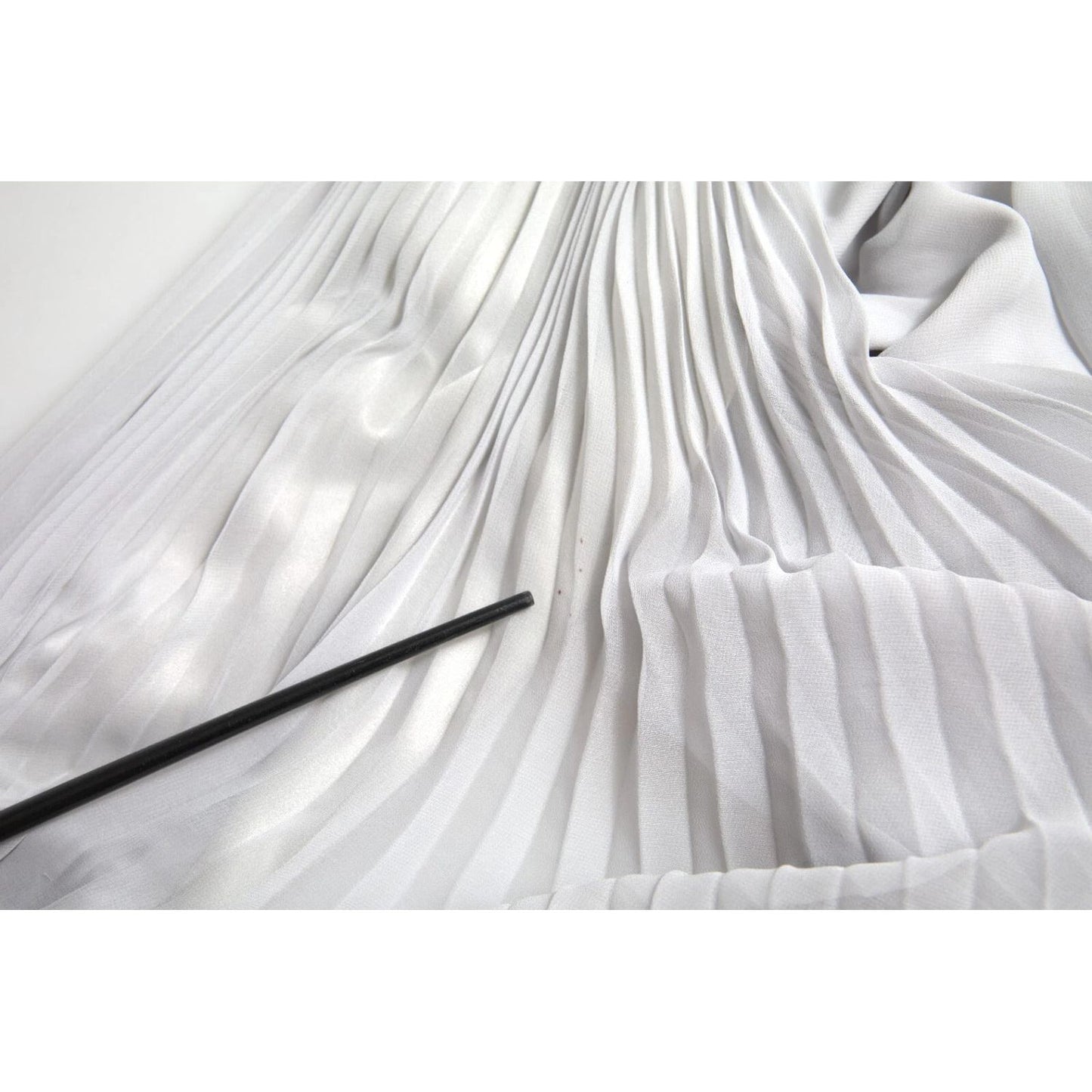 Dolce & Gabbana Light Grey Polyester Pleated Long Maxi Dress DR281072-40