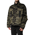Dolce & Gabbana Multicolor Camouflage Cotton Bomber Jacket JKT4124-52
