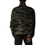 Dolce & Gabbana Multicolor Camouflage Cotton Bomber Jacket JKT4124-52