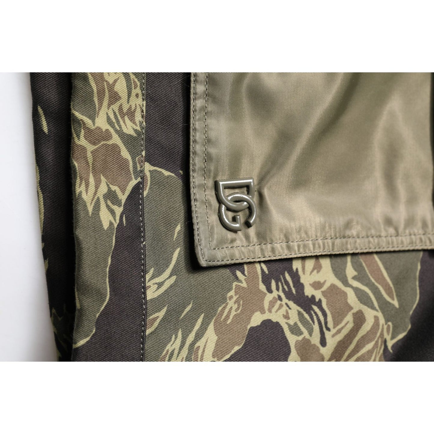 Dolce & Gabbana Multicolor Camouflage Cotton Bomber Jacket JKT4124-52