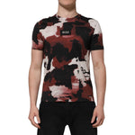 Dolce & Gabbana Multicolor Camouflage Men Crew Neck T-shirt TSH90499-44