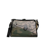 Dolce & Gabbana Multicolor Camouflage Patchwork Crossbody Bag BAG4318
