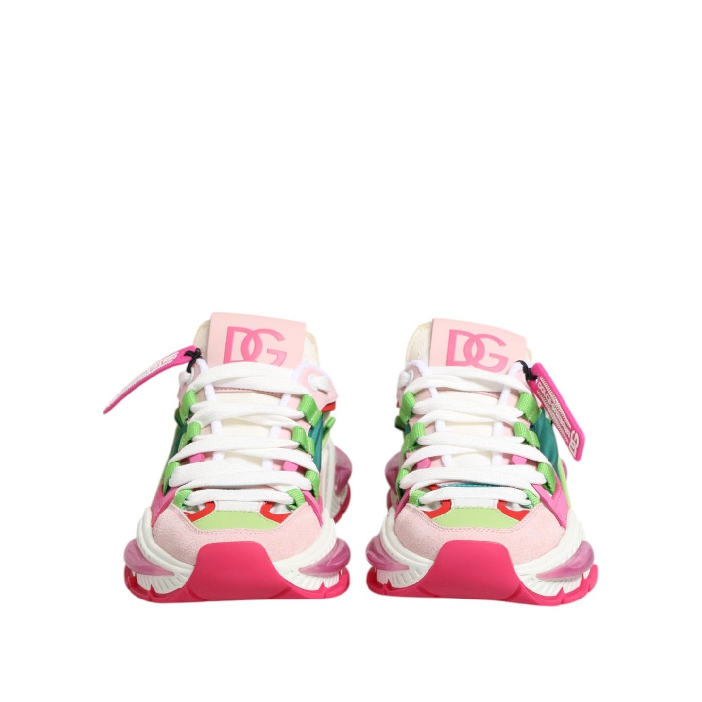 Dolce & Gabbana Multicolor Leather Airmaster Low Top Sneaker Shoes LA12856-35