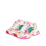Dolce & Gabbana Multicolor Leather Airmaster Low Top Sneaker Shoes LA12856-35