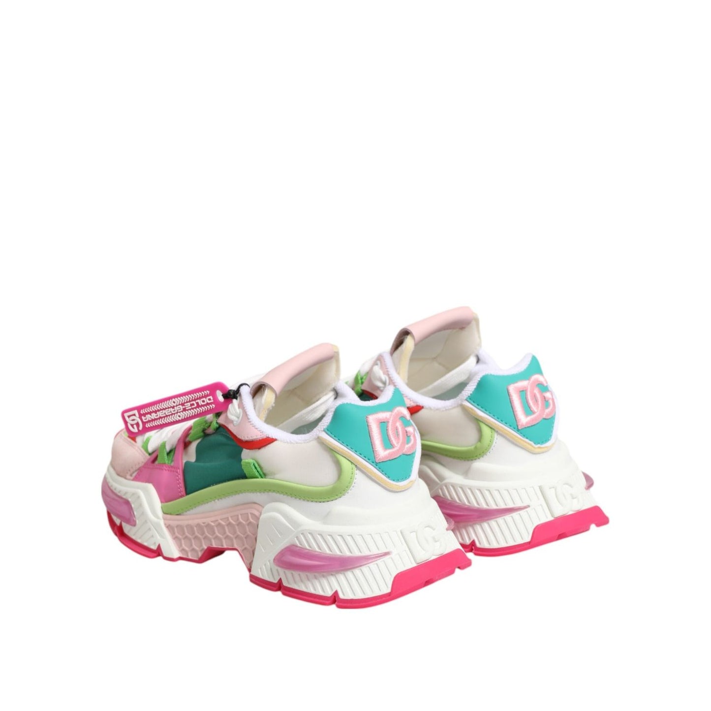 Dolce & Gabbana Multicolor Leather Airmaster Low Top Sneaker Shoes LA12856-35