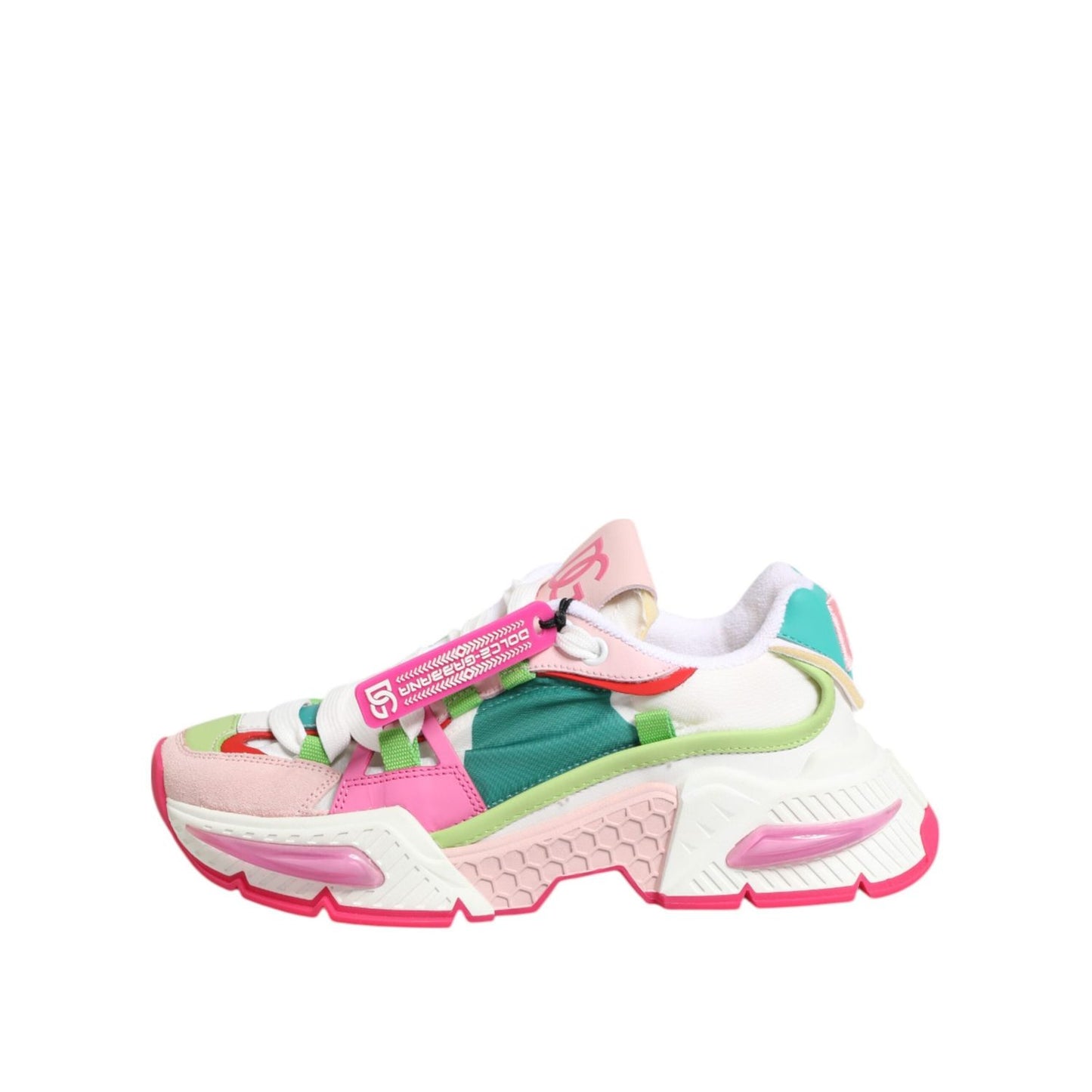 Dolce & Gabbana Multicolor Leather Airmaster Low Top Sneaker Shoes LA12856-35