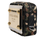 Dolce & Gabbana Multicolor Leopard Jacquard DG Logo Crossbody Bag c
