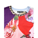 Dolce & Gabbana Multicolor Patchwork Short Sleeve Blouse Top THS90390-38