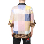 Dolce & Gabbana Multicolor Patchwork Short Sleeve Shirt TSH87770-40
