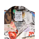 Dolce & Gabbana Multicolor Printed Casual Short Sleeve Shirt TSH90795-41