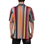 Dolce & Gabbana Multicolor Stripes Collared Men Polo T-shirt THS90358-48