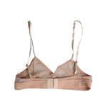 Dolce & Gabbana Powder Pink Nylon DG Logo Non Wire Bra Underwear BIK1435-5