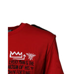Dolce & Gabbana Red Cotton Round Neck Short Sleeves T-shirt TSH87151-38