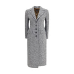 Dolce & Gabbana Single-breasted chevron Coat DO-F0W4QTFC2FUS8030-IT40 | M