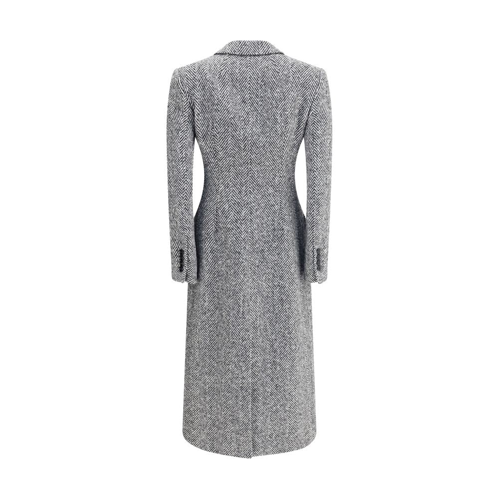 Dolce & Gabbana Single-breasted chevron Coat DO-F0W4QTFC2FUS8030-IT40 | M