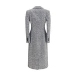 Dolce & Gabbana Single-breasted chevron Coat DO-F0W4QTFC2FUS8030-IT40 | M