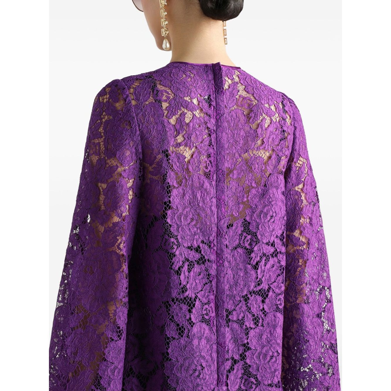 Dolce & Gabbana bell sleeves Lace mini dress Dresses