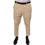 Don The Fuller Beige HOUSTON Men Cropped Dress Pants PAN75619-38