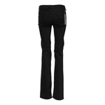 Ermanno Scervino Black Cotton Stretch Flared Bootcut Denim Jeans PAN72068-28