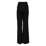 Ermanno Scervino Black Straight Fit High Waist Pants PAN74831-40
