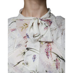 Ermanno Scervino White Floral Ruffles Lace Long Sleeves Maxi Dress DR81490-44