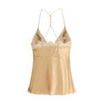 Ermanno Scervino Silk and lace Top ER-D472L765APHKC51213-IT44 | L