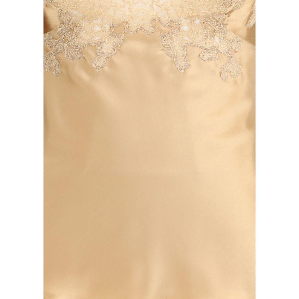 Ermanno Scervino Silk and lace Top ER-D472L765APHKC51213-IT44 | L